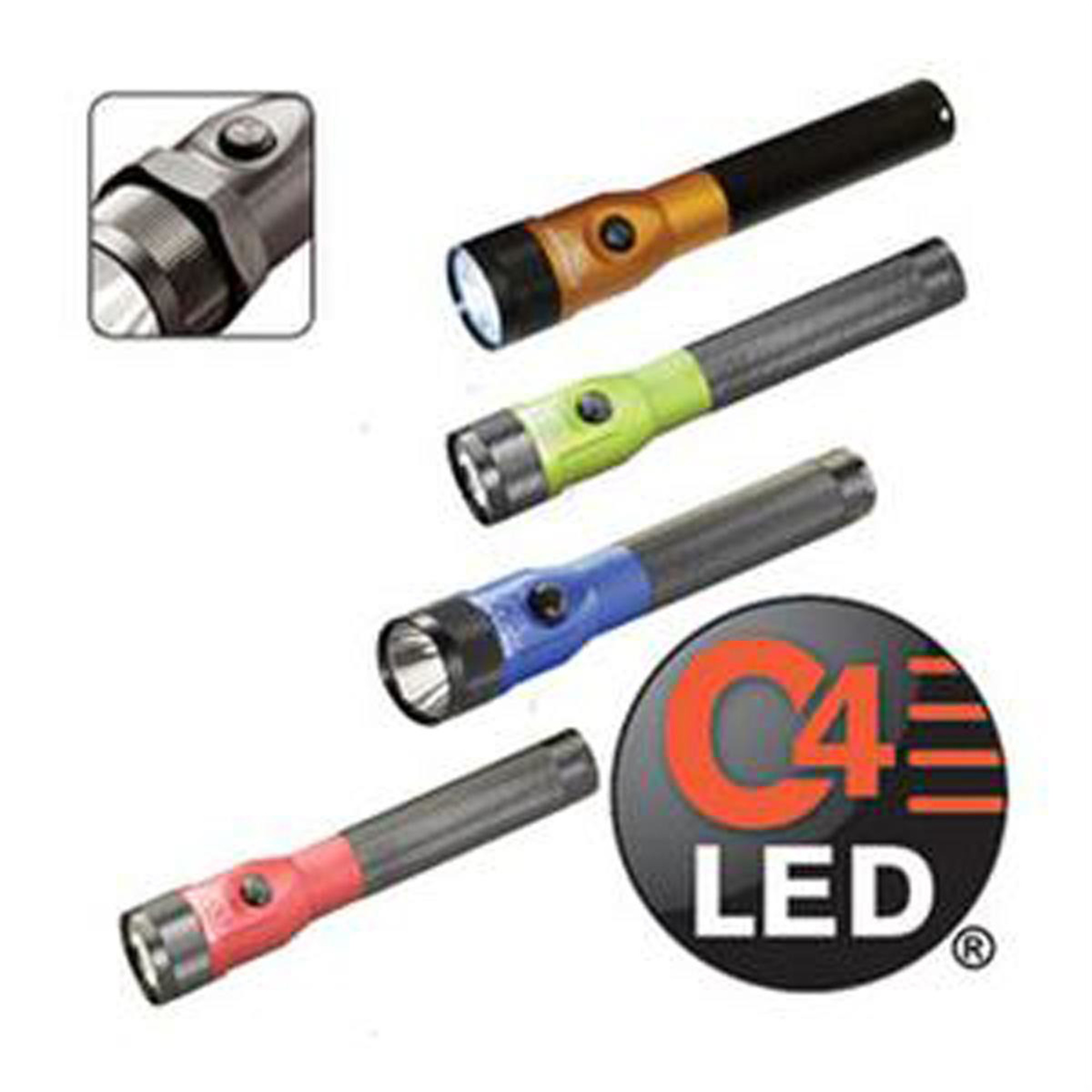 Streamlight Stinger LED Flashlights — 12-Pack, Multi-Color, 350 Lumens, Model# STL75067